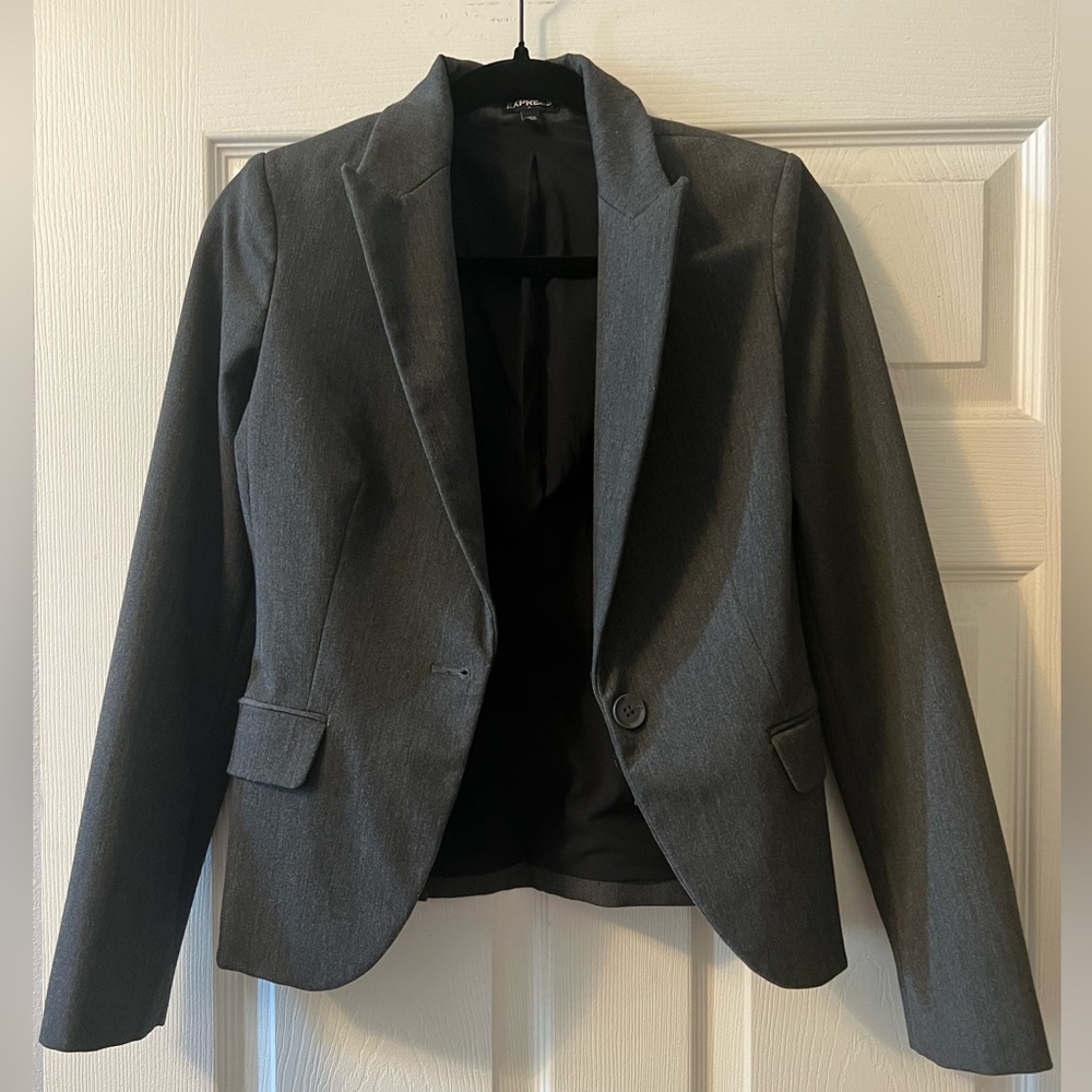 Express Gray Blazer